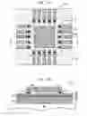 Fig. 02 - Integrated circuit chip assembly having array of thermally conductive features arranged in aperture of circuit substrate