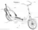 Fig. 07 - Self-propelled vehicle propelled by an elliptical drive train