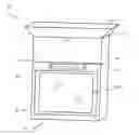 Fig. 01 - WALL-MOUNTED URN DISPLAY CABINET