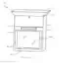 Fig. 02 - WALL-MOUNTED URN DISPLAY CABINET