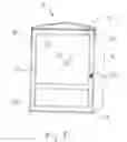 Fig. 09 - WALL-MOUNTED URN DISPLAY CABINET