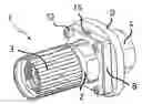 Fig. 01 - Electric plug connector for wall fastening