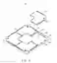 Fig. 03 - IC socket connector configured by discrete wafers assembled to a frame