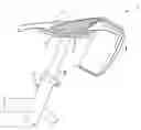 Fig. 01 - Chronometer and triathlon bicycle saddle construction