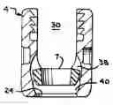 Fig. 01 - Polyaxial bone screw with split retainer ring
