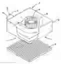 Fig. 01 - Ventilating fan with grill having high static pressure resistance