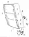 Fig. 08 - REAR SLIDER WINDOW ASSEMBLY