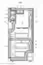 Fig. 02 - Refrigerator with selective airflow passages between the icemaker and the ice making evaporator