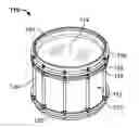 Fig. 01 - Composite High Tension Drum Shell and Banjo Rim