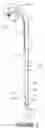 Fig. 04 - Adjustable cane with enhanced grasping mechanism, magnetic pickup, hanging tip and self-standing base