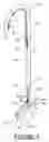 Fig. 06 - Adjustable cane with enhanced grasping mechanism, magnetic pickup, hanging tip and self-standing base