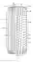 Fig. 01 - Pneumatic tire with spiral grooving