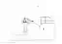 Fig. 01 - Device for handling a load hoisted between two locations offset both vertically and horizontally