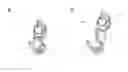 Fig. 15 - Device for handling a load hoisted between two locations offset both vertically and horizontally
