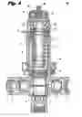 Fig. 04 - Thermostatic mixing valve for vertical mounting upon a horizontal bathtub deck