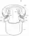 Fig. 01 - Adjustable beverage container holder by gear actuation