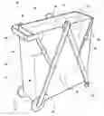 Fig. 01 - Folding cart for galley