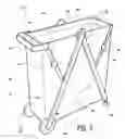 Fig. 04 - Folding cart for galley