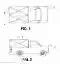 Fig. 02 - Folding utility truck rack with side panels and locking bed cover