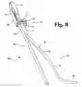 Fig. 07 - Methods and instrumentation for positioning implants in spinal disc space in an anterior lateral approach