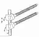 Fig. 14 - Methods for stabilizing bone using spinal fixation devices