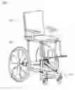 Fig. 01 - Height-Adjusting Wheelchair