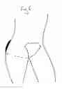 Fig. 07 - Wire frame to support bathing suit bottom, athletic supporter, female undergarment or other garment held to the body by spring pressure