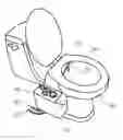 Fig. 01 - BIDET WITH DUAL SOURCE WATER SUPPLY