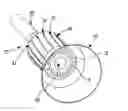 Fig. 01 - Multifunction injector and relative combustion process for metallurgical treatment in an electric arc furnace