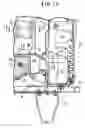 Fig. 12 - Engine-driven work machine resiliently supported on a frame