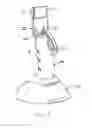 Fig. 04 - Apparatus and method for cordless electric curling iron with adjustable diameter barrel