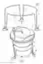 Fig. 02 - Device for steadying a receptacle on a plane support