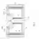 Fig. 08 - Ion source with upstream inner magnetic pole piece
