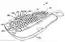 Fig. 01 - Curved keyboard with wave-shaped key height variation to accommodate natural finger positions
