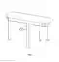 Fig. 02 - Adjustable Armrest And A Locking Mechanism Therefore