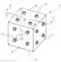 Fig. 01 - Construction set utilizing magnets