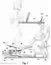 Fig. 02 - Recumbent elliptical exercise device with apparatus for elongated stride