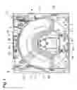 Fig. 02 - Disk loading device having positioning and detection levers that move entirely outside an outermost circumference of an area occupied by a disk mounted therein