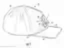 Fig. 02 - HEADGEAR WITH A PROJECTED DESIGN ELEMENT