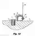 Fig. 08 - Method of using clips for retrofit installation of a portable swimming pool barrier fence