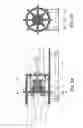 Fig. 07 - Coupler with a slidable actuator for electrical, fluid and/or optical transmission