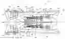 Fig. 01 - Turbine engine with modulated flow fan and method of operation