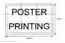 Fig. 01 - Poster printing using perforated paper