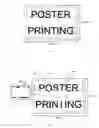Fig. 02 - Poster printing using perforated paper