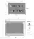 Fig. 03 - Poster printing using perforated paper