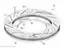 Fig. 01 - BRAKE ROTOR HAVING CORRUGATED FIN STRUCTURE