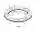 Fig. 02 - BRAKE ROTOR HAVING CORRUGATED FIN STRUCTURE