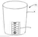 Fig. 01 - Temperature-indicating sleeve and related container