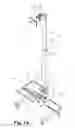 Fig. 02 - Adjustable mounting cart for a whiteboard and projector