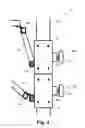 Fig. 06 - Adjustable mounting cart for a whiteboard and projector